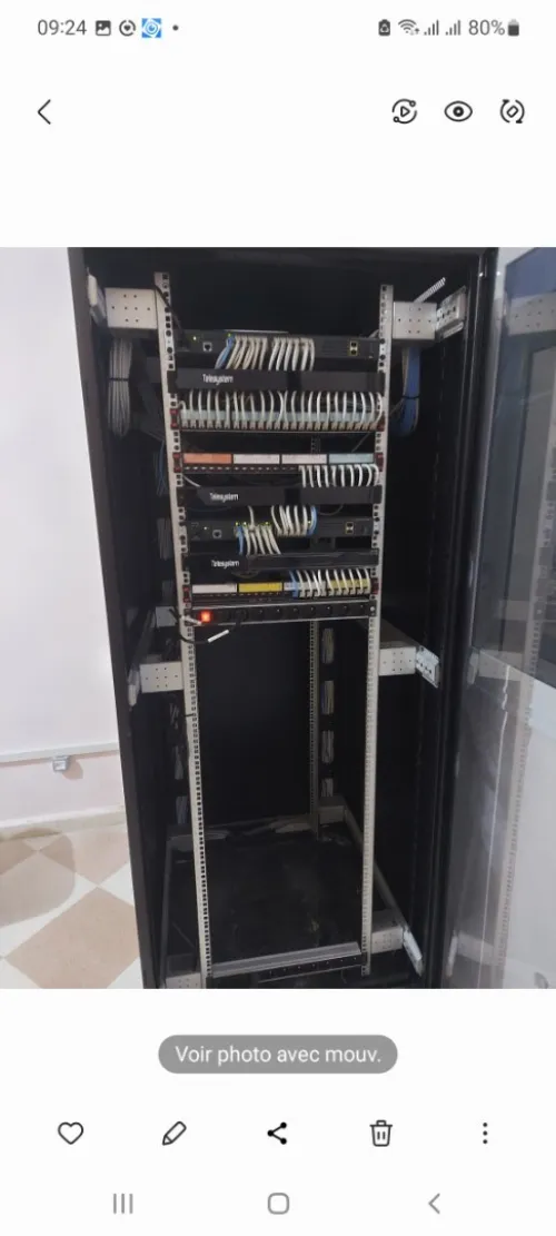 Installation camira et rèsaux informatique