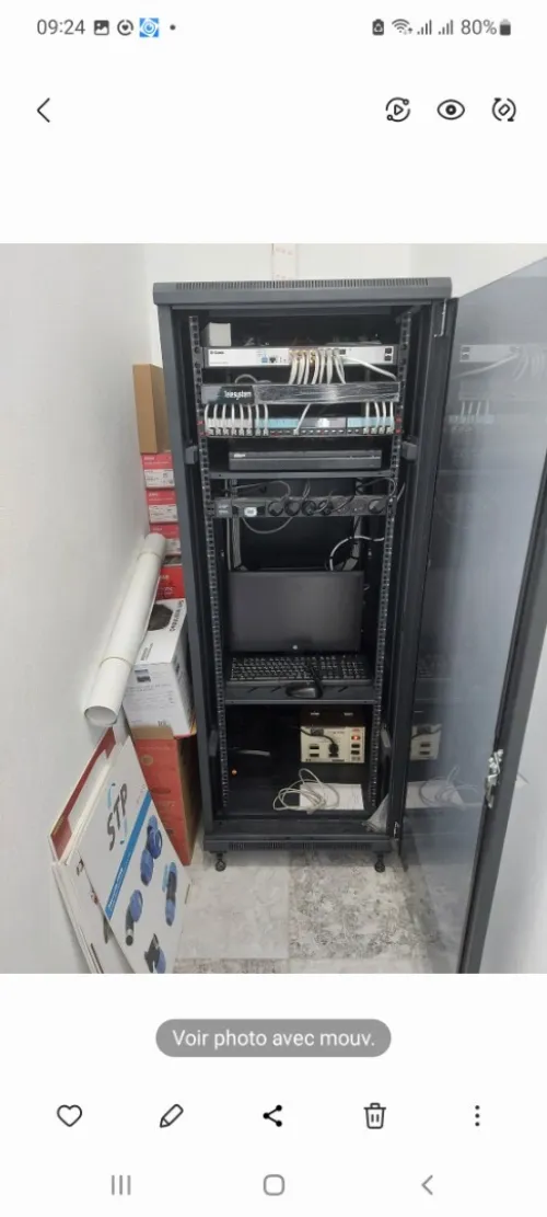 Installation camira et rèsaux informatique