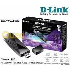 WIRELESS AX 1800 NANO USB ADAPTER WIFI 6,  DWA-X1850