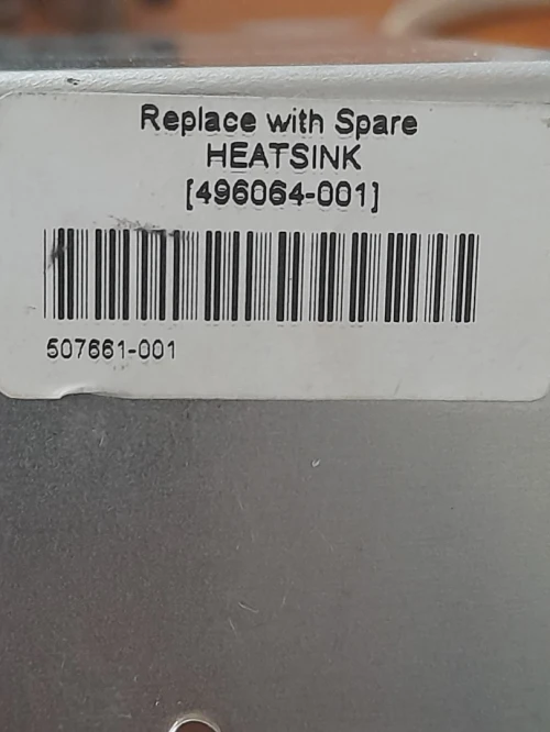 Refroidisseur Serveur HP DL380 G6     496064-001 