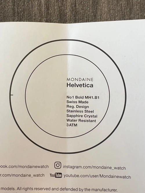 Montre Mondaine Helvetica Light, Montre en Cuir Rouge Original Swiss made  