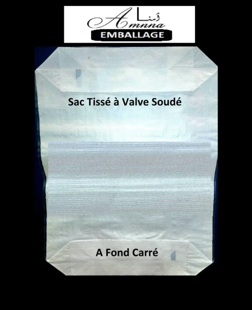 FABRICATION DE SAC TISSE EN PP THERMO SOUDE A VALVE 