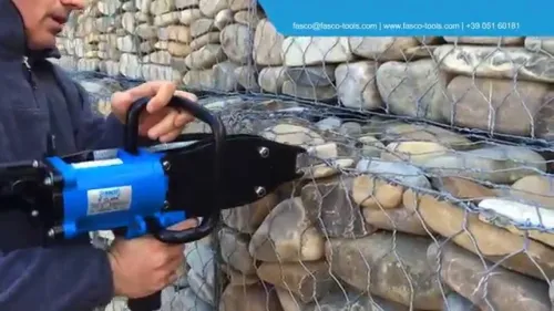 Agrafeuse pneumatique edma TURBO PREMIUM  a gabion Chantier BTP 