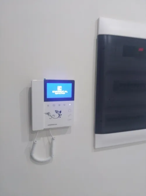 Installation cameras interphone visiophone