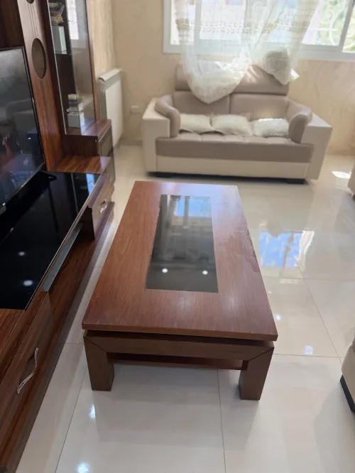 Table basse en bois massif