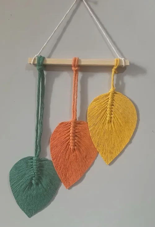   décoration en macramé 