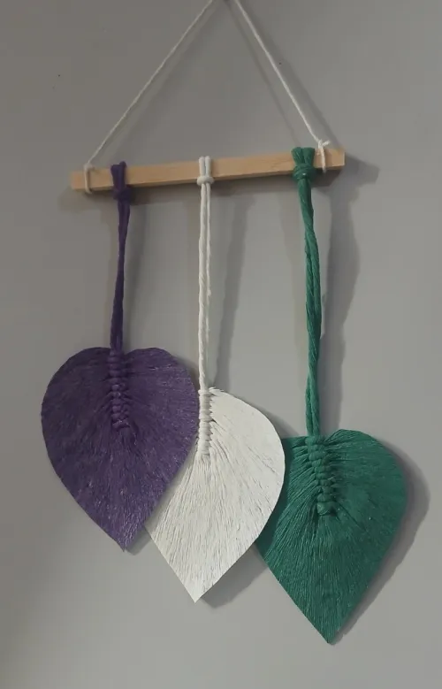   décoration en macramé 