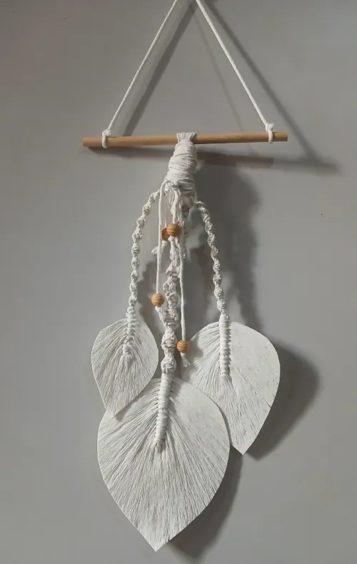 décoration en macramé 