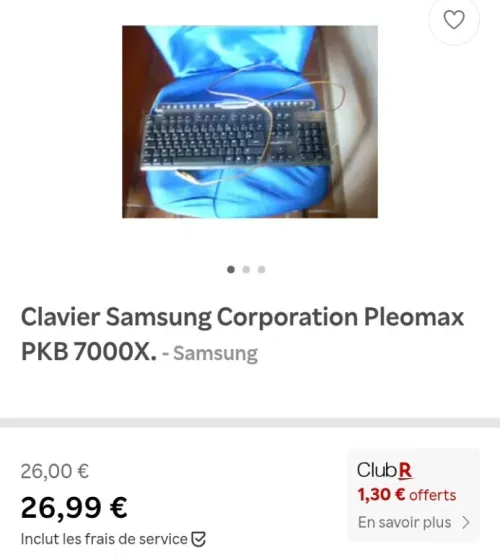Clavier pelomax by Samsung 