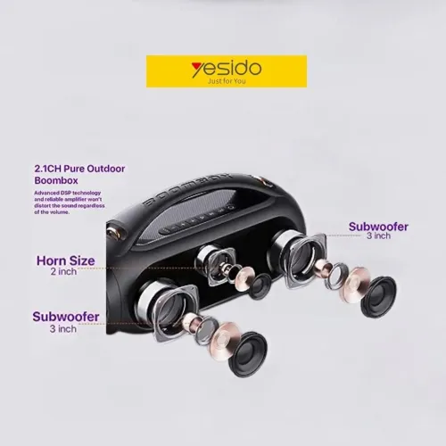 Baffle yesido ysw 19 speaker bluetooth 