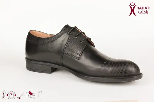 RAHATI Chaussure Orthopédique de Confort DERBY 1 Classique "HDTHER11" حذاء طبي