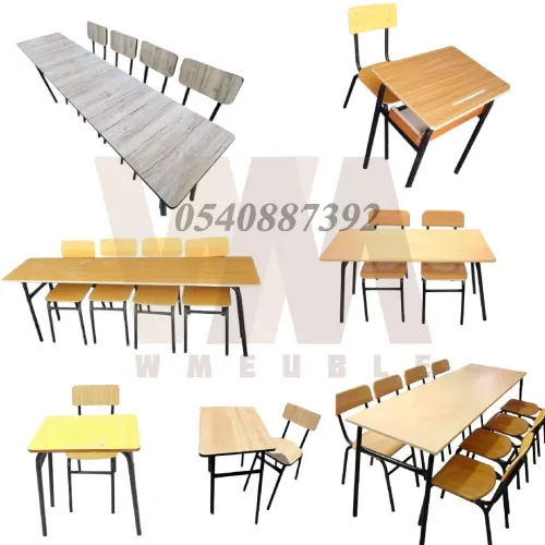 طاولات وكراسي مدرسية tables et chaises scolaires 