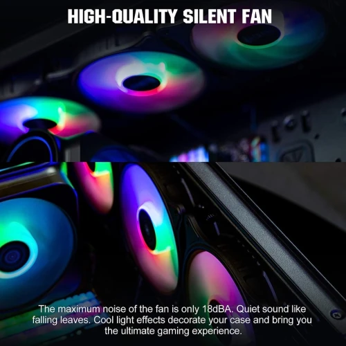 VENTILATEUR BOITIER RGB COOLER- PCCOOLER 120mm