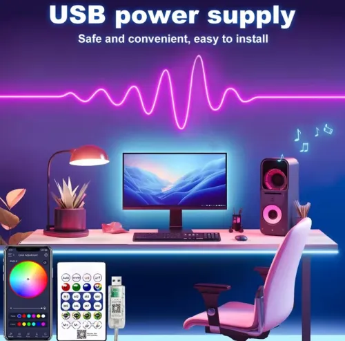 LED-NEON  Flexible (USB+bleutooth)
