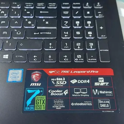 MSI GP62 7RE LEOPARD PRO 15.6