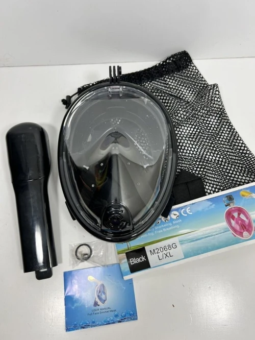 Full face snorkel mask taille L / Xl couleur noir