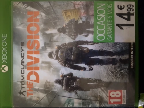 Cd de "the Division"+cd de "FIFA 18"+Cd de "forza motorsport 6"