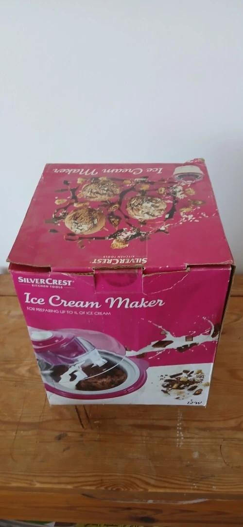 Vend Sorbetière Machine à glace SilverCrest allemande SECM 12 A1 - Neuf Cabas SilverCrest  Neuve Cabas