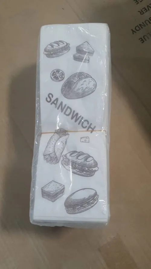 Sac en papier kraft  vergie (sac croissant-sandwich-burger-pain-pharmacie)