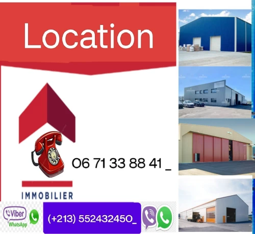 Location Hangar - Usine Bouira Chorfa