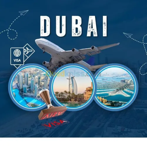 Visa Dubai 30 Jours avec Garantie 1 Sortie Pour les Algériens - فيزا دبي لمدة 30 يومًا 
