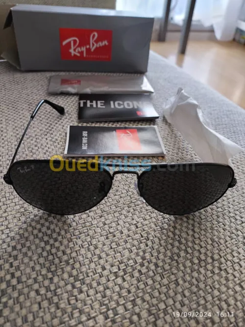 Lunettes Ray Ban aviator polarisées neuves