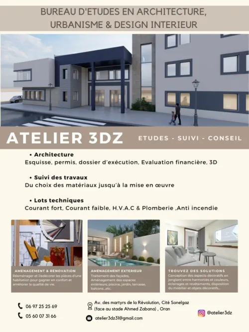 Atelier 3DZ Bureau d'études d'Architecture et de design intérieur 