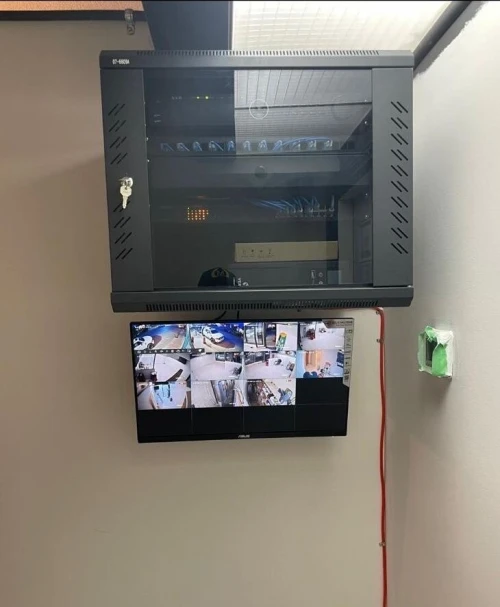 Installation des caméras de surveillances