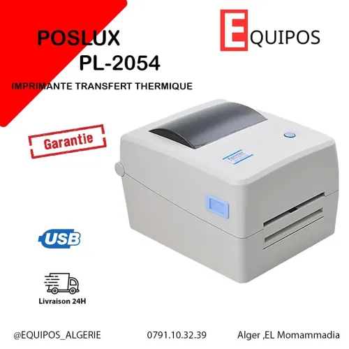 IMPRIMANTE TRANSFERT THERMIQUE POSLUX PL-2054