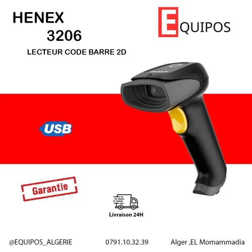 LECTEUR CODE BARRE HENEX 3206 2D