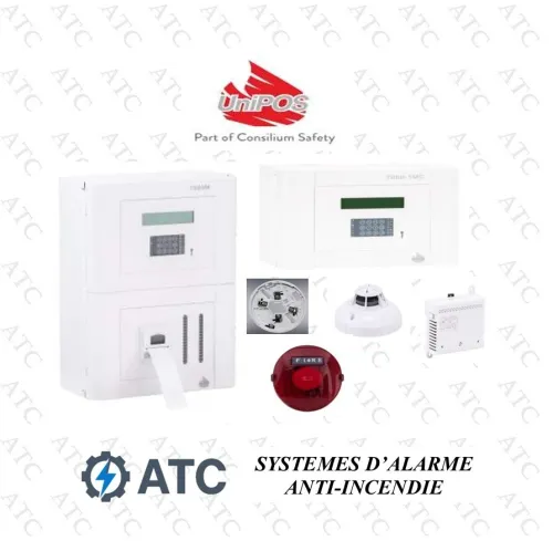 détection incendie teletek, appolo, Unipos, seimens