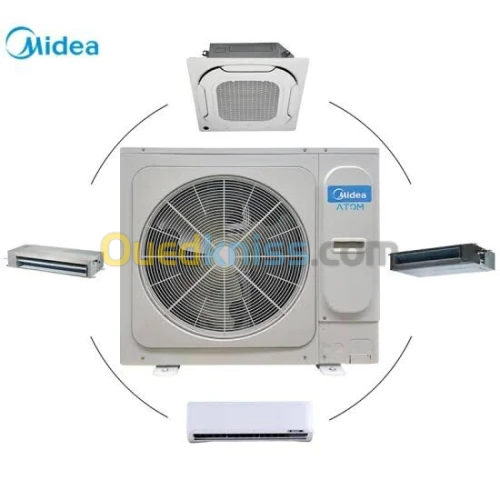 Climatiseur centralisée 1/2/3/4/5/6 sortie midea 