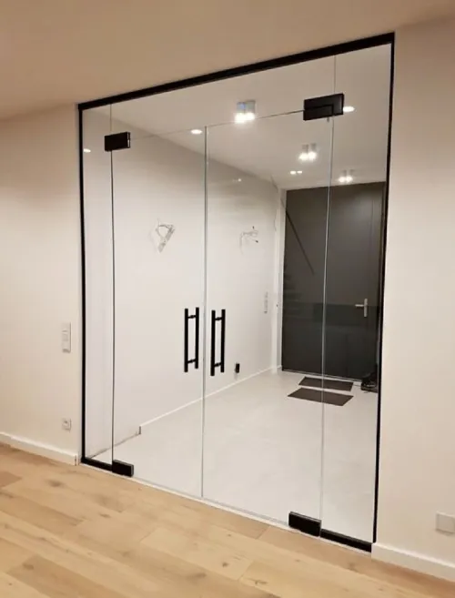 Vitrine en verre trempé 
