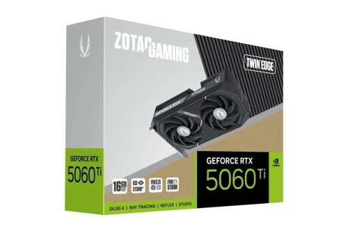 CARTE GRAPHIQUE ZOTAC GeForce RTX 5060 Ti 16GB Twin Edge