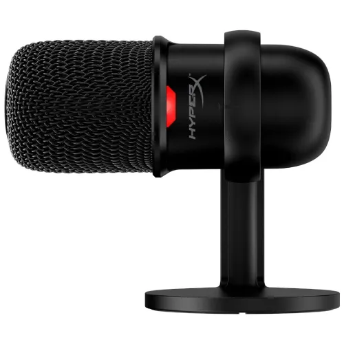 Microphone gaming HyperX SoloCast NOIR, USB, pour PC, PS4, PS5 et Mac, idéal pour le streaming, les podcasts, Twitch, YouTube et Discord