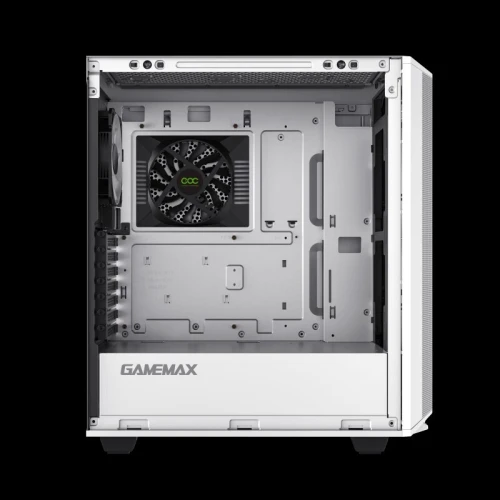 PROMO BOITIER PC GAMING mid-tower GAMEMAX Precision 2 BLANC, avec ventilateurs ARGB
