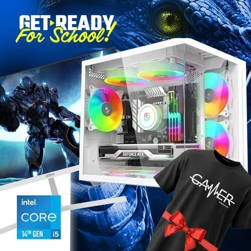 PROMO RENTRÉE GAMING PC INTEL I5 14400F -ASUS DUAL RTX 3060 + MONITEUR DAHUA B200S LM27 + SURPRISE !