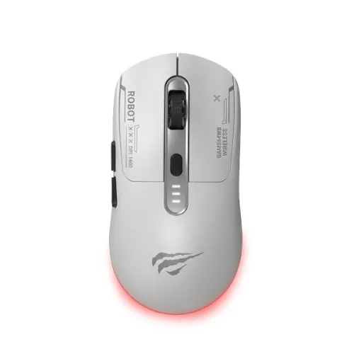 SOURIS GAMING HAVIT GAMS64WB BLANC, sans fil, 6400 DPI