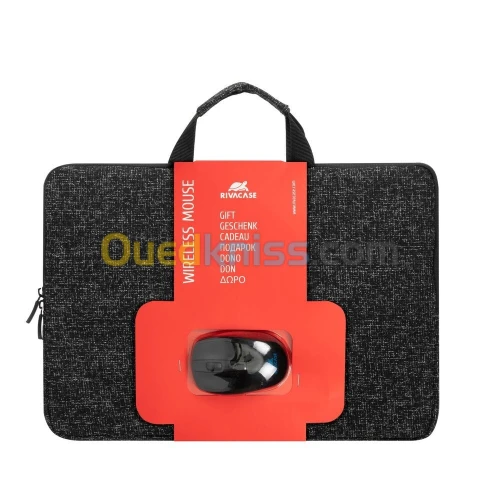 PROMO RENTRÉE SCOLAIRE SACOCHE RIVACASE 7916 NOIR + Souris sans fil