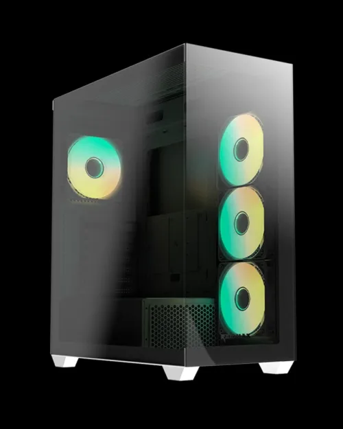 BOITIER RAIDMAX INFINITA i800 CHROME BLANC