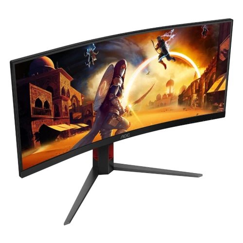 MONITEUR AOC CU34G4 UltraWide 34" Curved - WQHD 3440 x 1440 pixels, 180Hz, FAST VA, 1ms, HDR10, Adaptive Sync