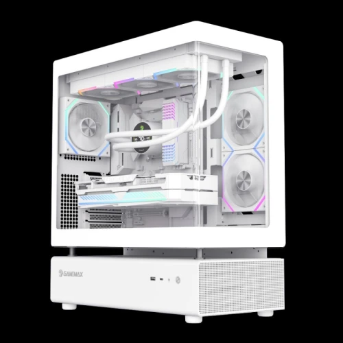 EIDIYA BOITIER PC GAMING GAMEMAX N80 MId Tower Wraparound Glass