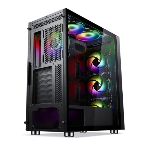 BOITIER PC GAMING HYBROK RS6, avec ventilateurs ARGB