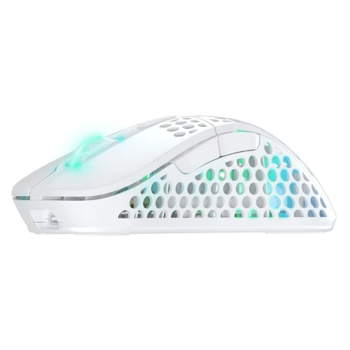 SOURIS GAMING SANS FIL XTRFY M4, RGB, rechargeable, ultra-légère, optimisée pour l'e-sport, 2,4 GHz, ergonomique et adaptable pour droitier