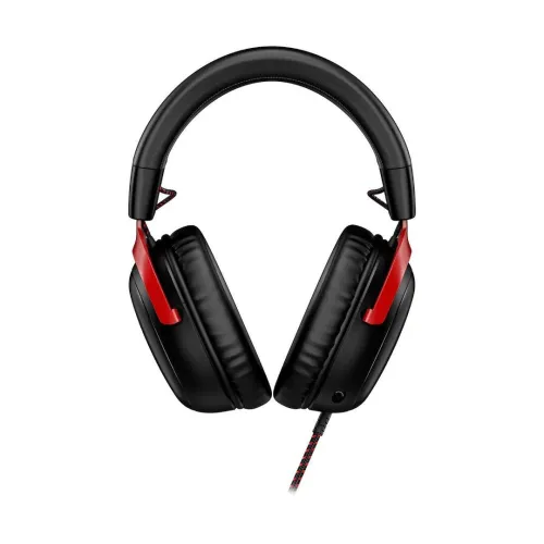 PROMO RAMADAN CASQUE GAMING FILAIRE HyperX Cloud III - Ultra-Clear 10mm Mic, USB-C, USB-A, 53mm Drivers, For PC, PS5, Xbox Series ROUGE