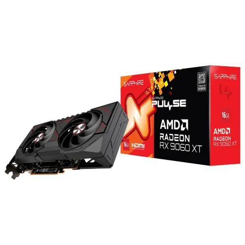 CARTE GRAPHIQUE SAPPHIRE PULSE AMD RADEON RX 9060 XT OC 16GB