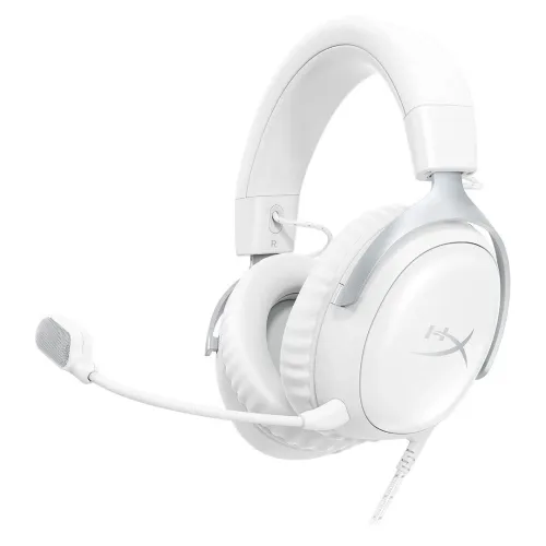 CASQUE GAMING HYPERX CLOUD III - FILAIRE WHITE