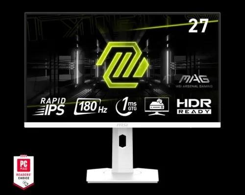 MSI MAG 274PFW 27"-FHD 180Hz, Rapid IPS, 1ms, Adjustable Stand, Adaptive-Sync, HDR Ready, AI Vision