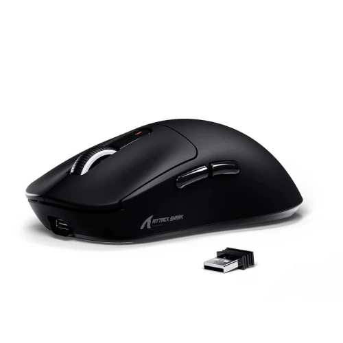SOURIS ATTACK SHARK X3 Lightweight Wireless NOIR - avec triple mode 2,4 GHz/USB-C filaire/Bluetooth, 26 000 DPI