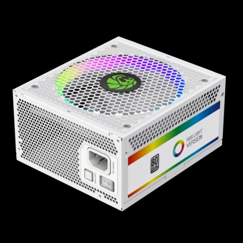 ALIMENTATION GAMEMAX RGB SMART 1300W, ATX3.0/3.1, PCIe5.0/5.1, 80PLUS PLATINUM BLANC